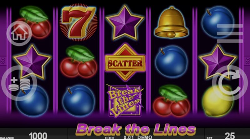Играть Break The Lines от Spinthon в казино 1Win