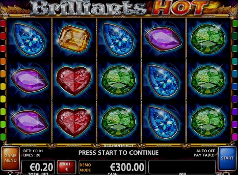 Играть Brilliants Hot от Ct Interactive в казино 1Win