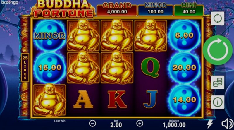 Играть Buddha Fortune от Booongo в казино 1Win