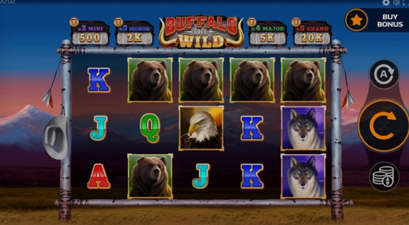 Играть Buffalo Goes Wild от Mancala Gaming в казино 1Win