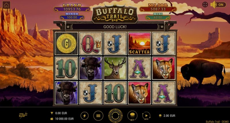Играть Buffalo Trail от Bf Games в казино 1Win