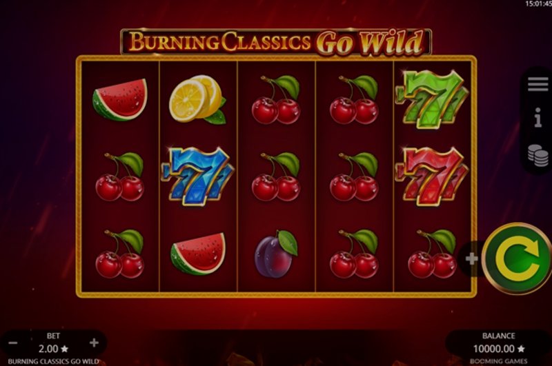 Играть Burning Classics от Booming в казино 1Win