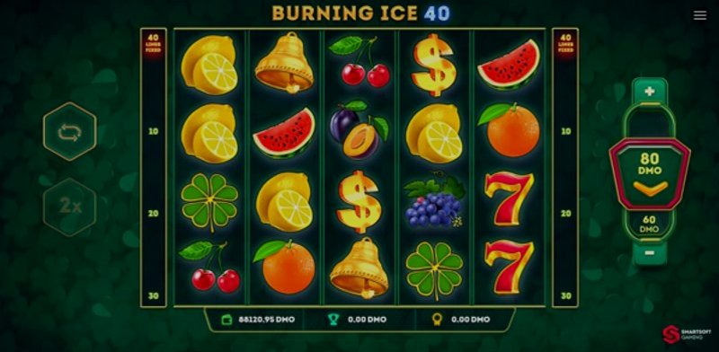 Играть Burning Ice 40 от Smartsoft в казино 1Win