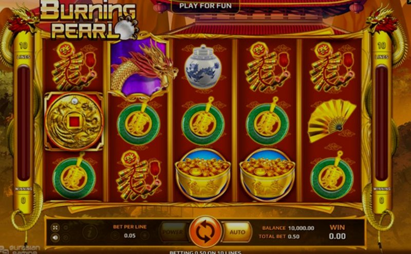 Играть Burning Pearl от Eurasian Gaming в казино 1Win