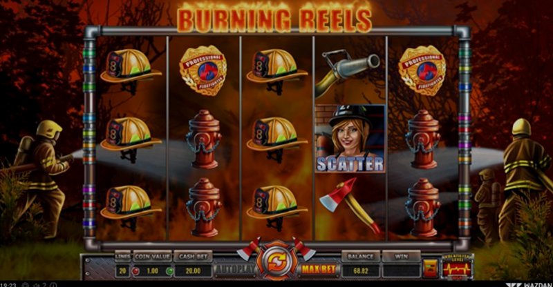 Играть Burning Reels от Wazdan в казино 1Win