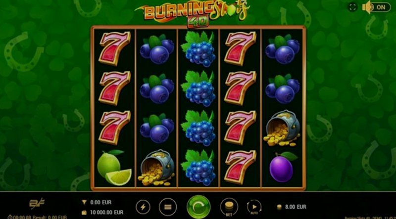 Играть Burning Slots от Bf Games в казино 1Win