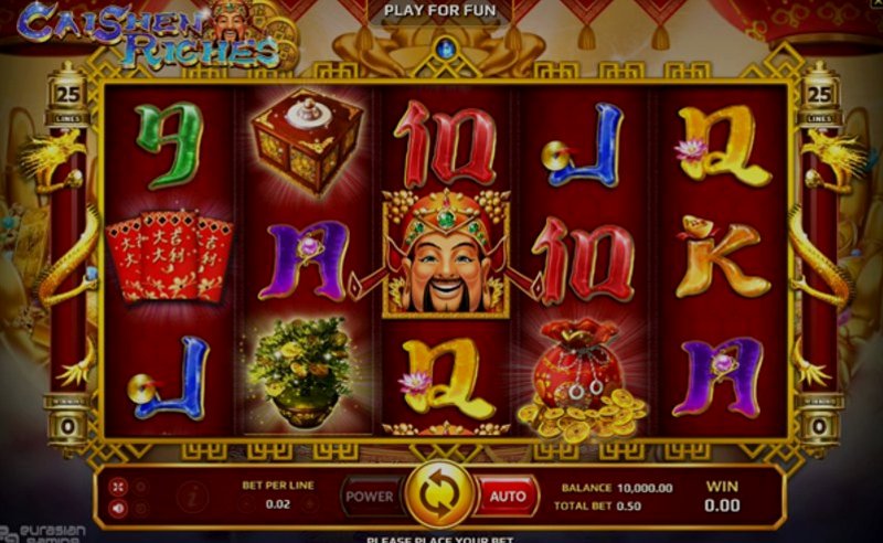 Играть Caishen Riches от Eurasian Gaming в казино 1Win