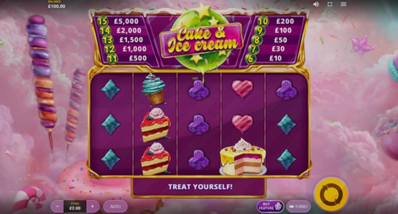 Играть Cake and Ice Cream от Red Tiger в казино 1Win