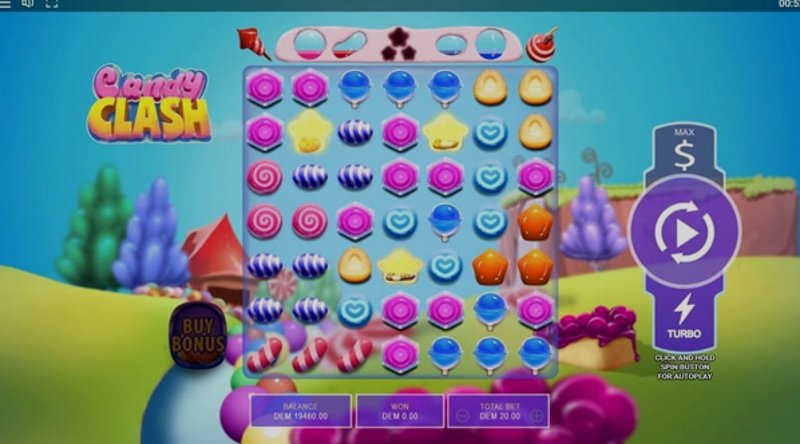 Играть Candy Clash от Mancala Gaming в казино 1Win