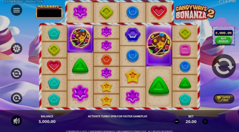 Играть Candyways Bonanza 2 от Stakelogic в казино 1Win