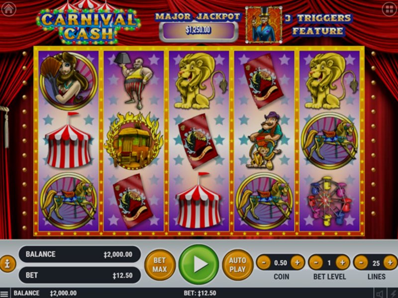 Играть Carnival Cash от Habanero в казино 1Win