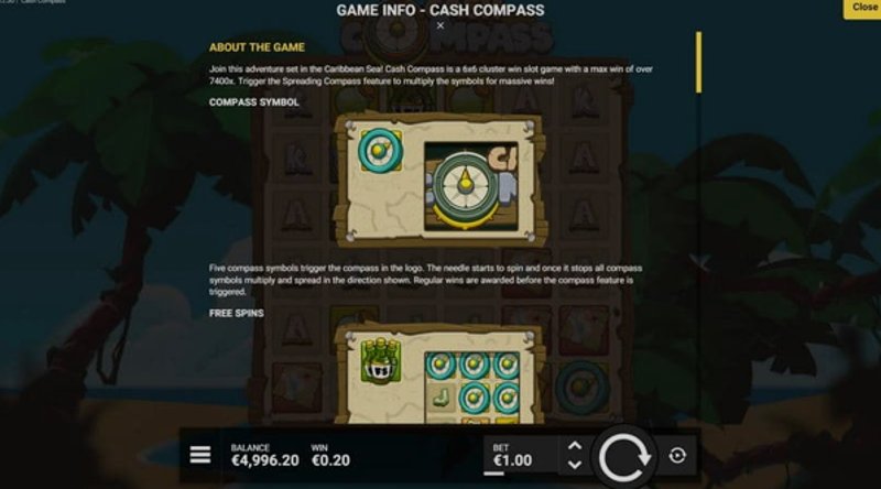 Играть Cash Compass от Hacksaw в казино 1Win
