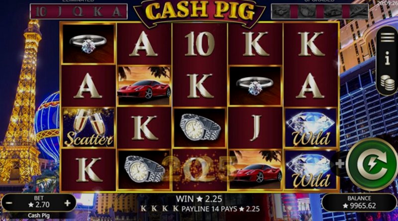 Играть Cash Pig от Booming в казино 1Win