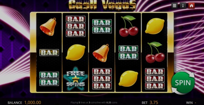 Играть Cash Vegas от Genii в казино 1Win