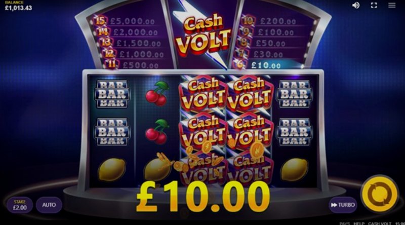 Играть Cash Volt от Red Tiger в казино 1Win
