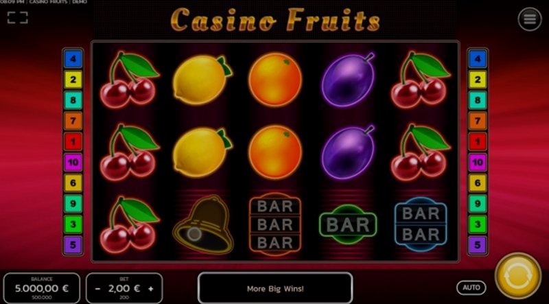 Играть Casino Fruits от Fazi в казино 1Win