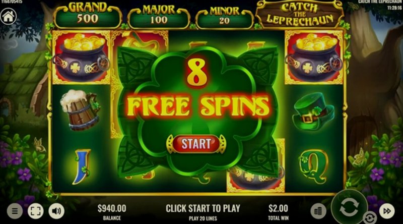 Играть Catch the Leprechaun от Platipus в казино 1Win