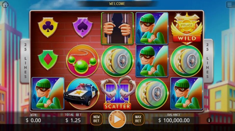 Играть Catch The Thief от Kagaming в казино 1Win