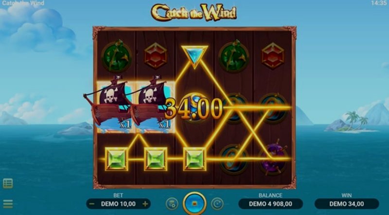 Играть Catch The Wind от Evoplay в казино 1Win