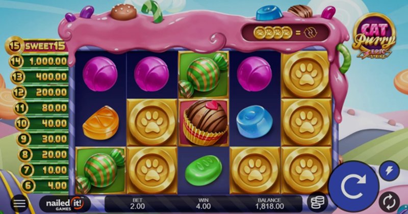 Играть CatPurry от Games Global в казино 1Win