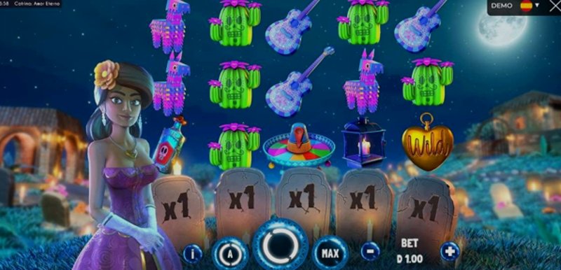 Играть Catrina: Amor Eterno от Triplecherry в казино 1Win