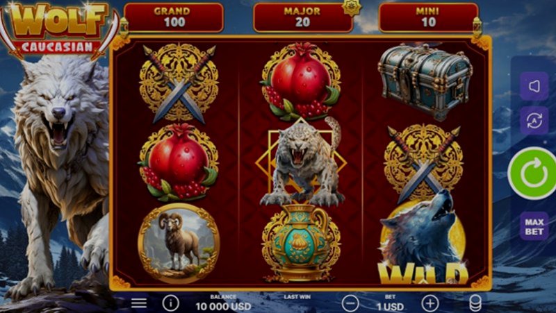 Играть Caucasian Wolf от Onlyplay в казино 1Win