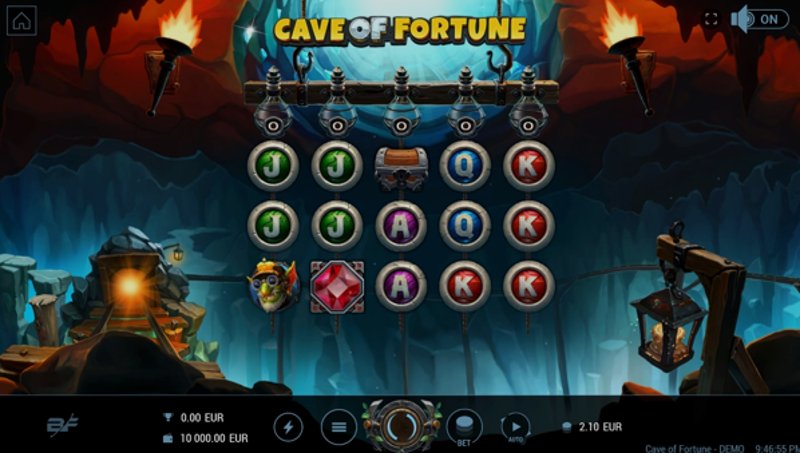 Играть Cave Of Fortune от Bf Games в казино 1Win