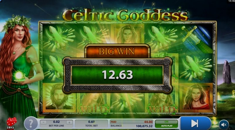 Играть Celtic Goddess от Games Global в казино 1Win