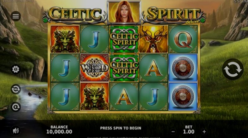 Играть Celtic Spirit Deluxe от Stakelogic в казино 1Win