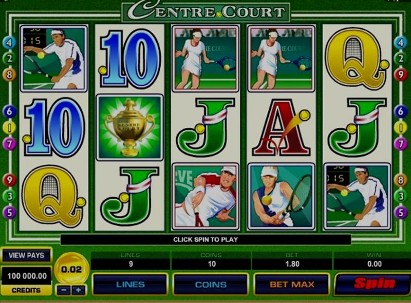 Играть Centre Court от Microgaming в казино 1Win