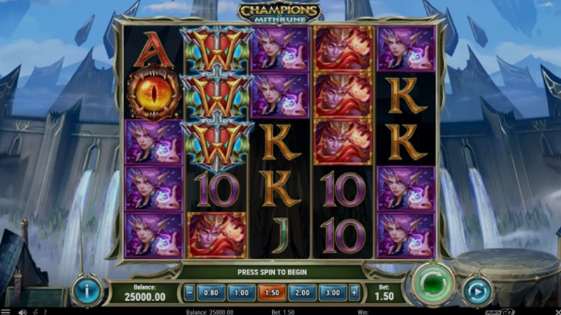 Играть Champions of Mithrune от Playn Go в казино 1Win