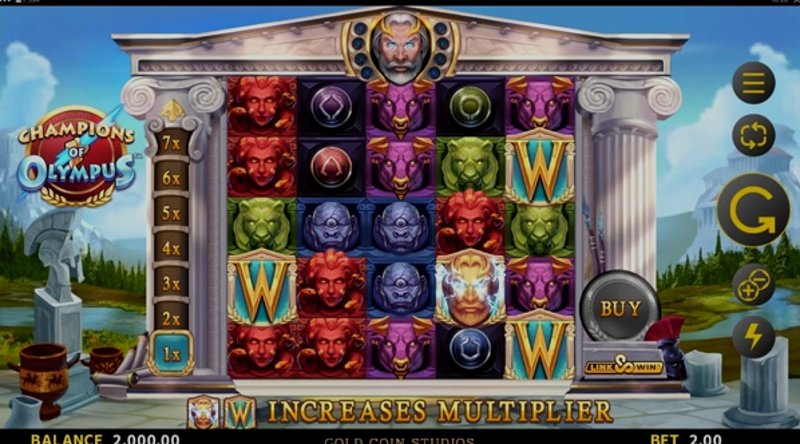 Играть Champions Of Olympus от Microgaming в казино 1Win