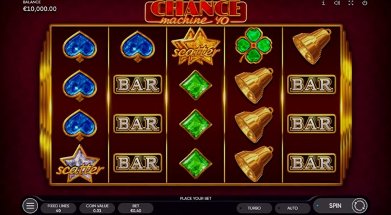 Играть Chance Machine 40 от Endorphina в казино 1Win
