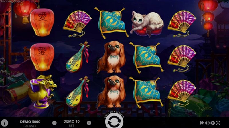 Играть Charming Queens от Evoplay в казино 1Win