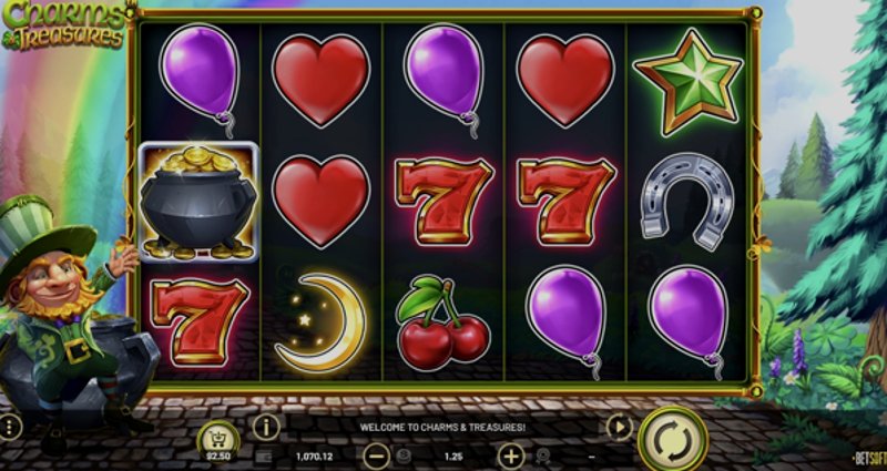 Играть Charms and Treasures от Betsoft в казино 1Win