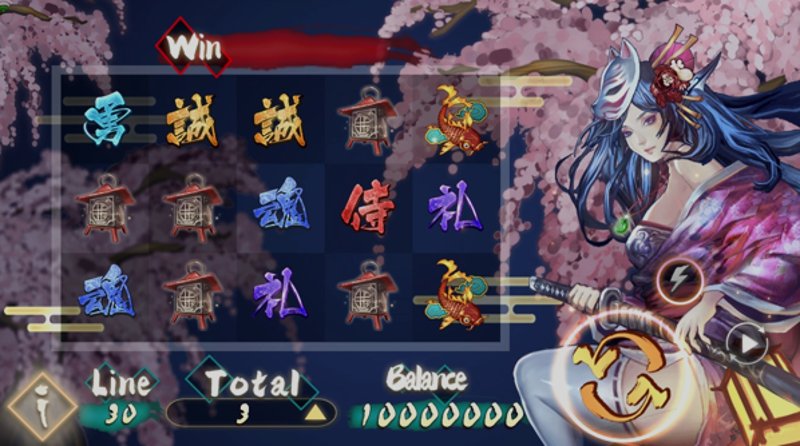 Играть Cherry Blossom Samurai от Funky Games в казино 1Win
