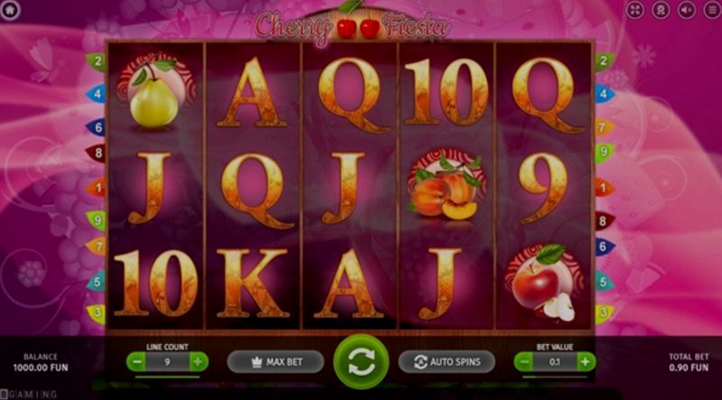 Играть Cherry Fiesta от Bgaming в казино 1Win