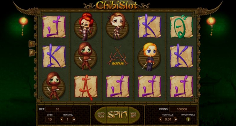 Играть Chibi Slot от Thunderspin в казино 1Win