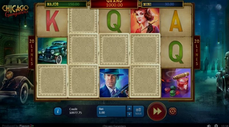 Играть Gangsters от Habanero в казино 1Win