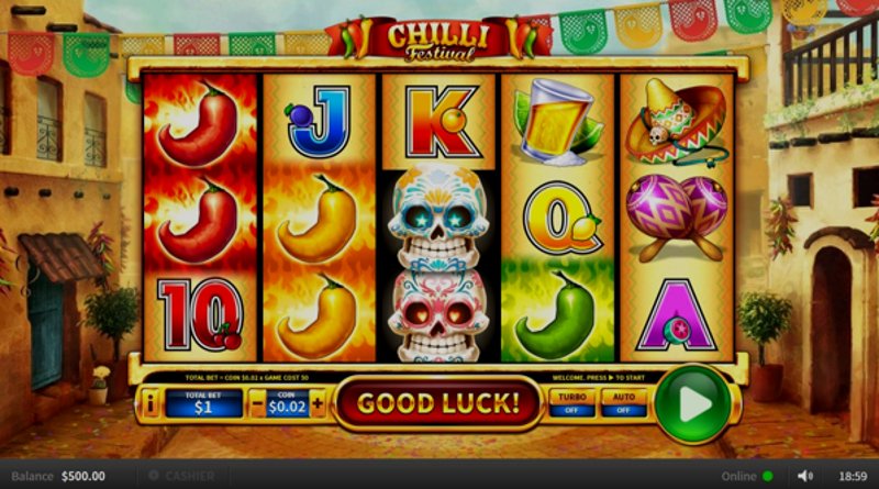 Играть Chilli Festival от Skywind в казино 1Win