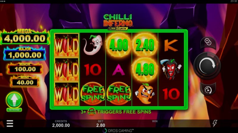 Играть Chilli Inferno от Games Global в казино 1Win