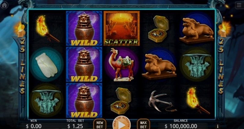 Играть Chinese Ancient Tomb от Kagaming в казино 1Win