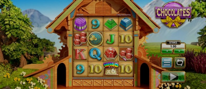 Играть Chocolates от Big Time Gaming в казино 1Win