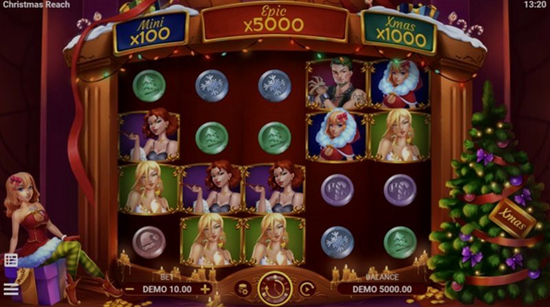 Играть Christmas Reach от Evoplay в казино 1Win