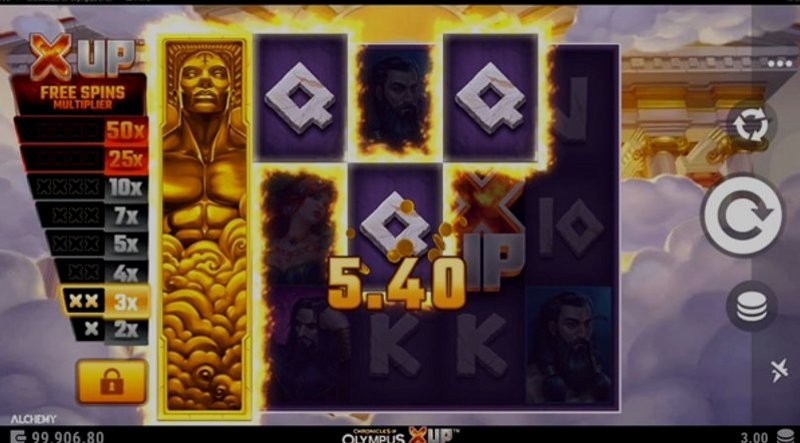 Играть Chronicles of Olympus X UP от Games Global в казино 1Win