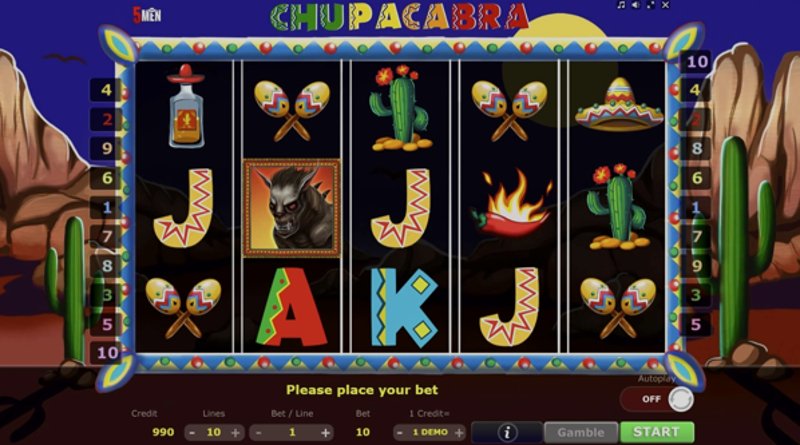 Играть Chupacabra от 5 Men Gaming в казино 1Win