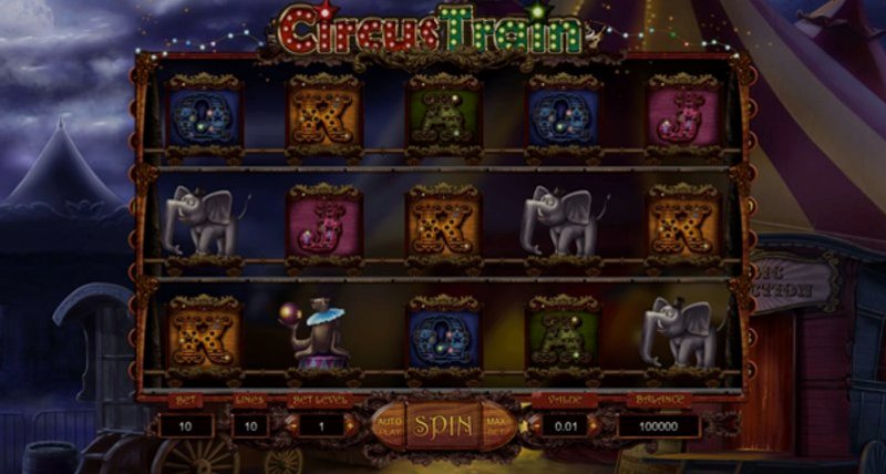 Играть Circus Train от Thunderspin в казино 1Win