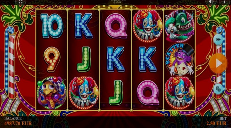 Играть Cirque de fous от Cq9 в казино 1Win