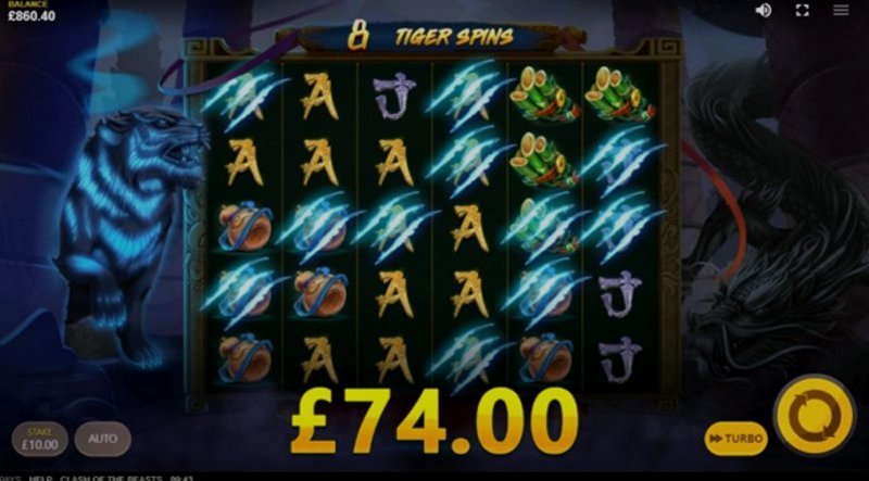 Играть Clash of the Beasts от Red Tiger в казино 1Win