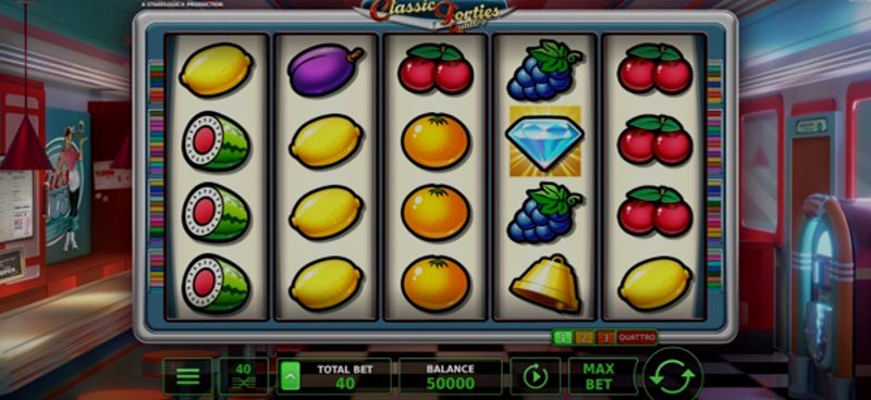 Играть Classic Forties Quattro от Stakelogic в казино 1Win